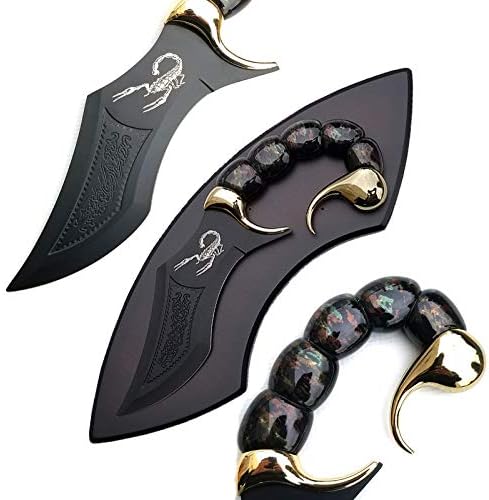 13.5" Fantasy Scorpion Dagger Blade Knife Sword