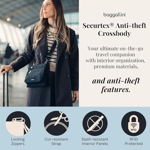 Image of Baggallini Securtex Anti-Theft Crossbody