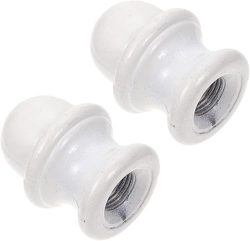 Miniatura 10 de OSALADI 2 unids Pomo de sombra Remates De Almacen Lámpara Decoración Remials Lámpara Tornillo Perilla Perilla de Luz Tapa de Lámpara de techo