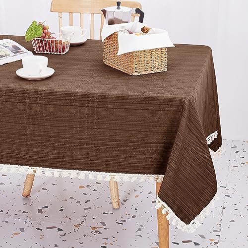 Deconovo �e�[�u���N���X �e�[�u���J�o�[ �_�C�j���O�e�[�u���N���X �����` ���� ����h�~ �^�b�Z���t�� �k�� �������ȒP ��130x��280cm �i���F�j