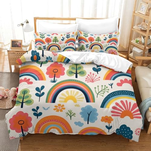 Parure de lit 260x220 cm en microfibre douce avec fermeture éclair pour lit super king size - 2