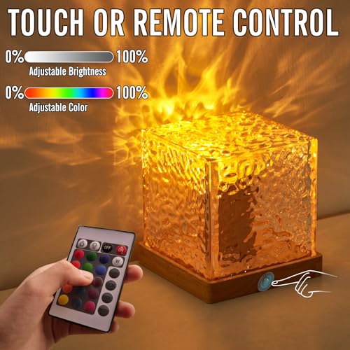 FALCON HIMA Northern Lights Projector, 16 Colors LED Aurora Projector with Remote Control, Rechargea