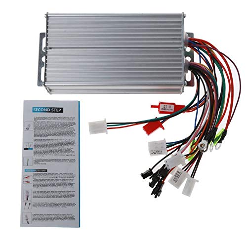 Skday Centralina Monopattino Elettrico 36V-48V 500W 12pipe Filo Controller del Motore Brushless per Triciclo Elettrico Centralina Bici Elettrica
