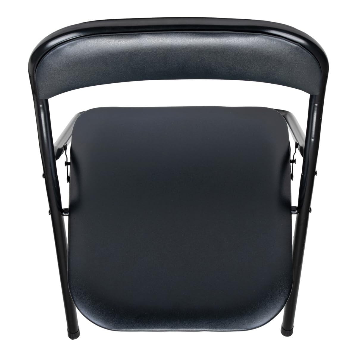 Gremium Set 4 Sedie Pieghevoli Con Cuscino In Ecopelle A Doppia Imbottitura, Seduta Ergonomica E Struttura Richiudibile Salvaspazio In Acciaio Inossidabile
