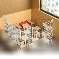 Amazon.co.jp: ペットサークル 猫用・犬用 パネル スチール網 自由に