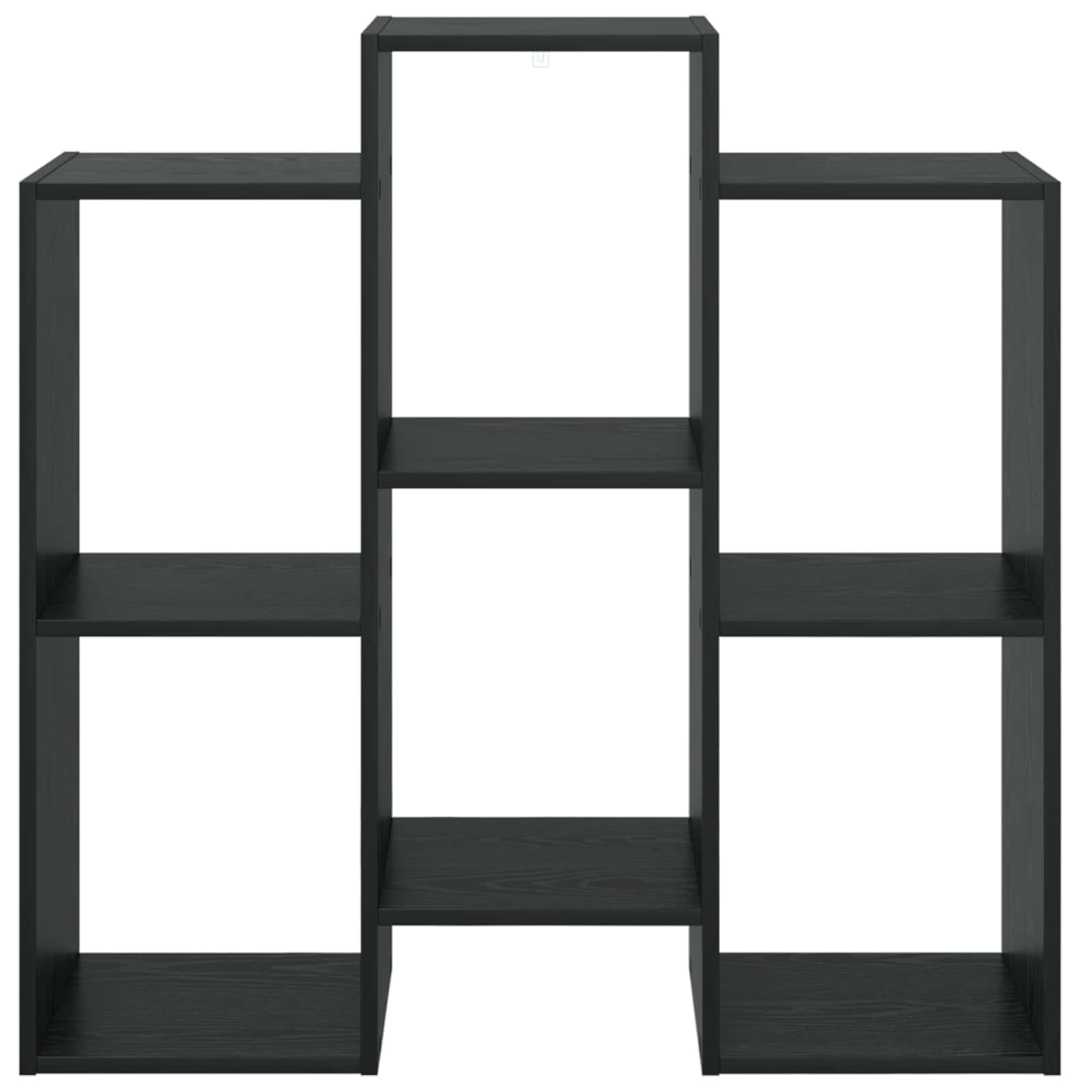 Credenza nera effetto rovere, 90 x 30 x 90 cm, con versatile spazio per soggiorno, sala da pranzo, corridoio e ufficio, cassettiera salvaspazio con cassetti, ante, scomparto e ripiano per