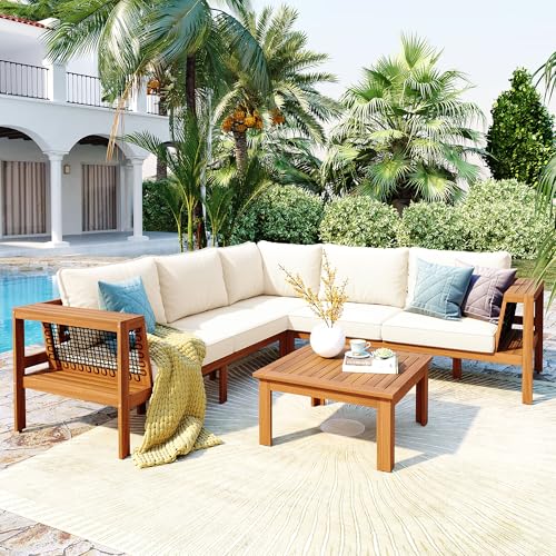 Acacia L-Shaped Patio Set