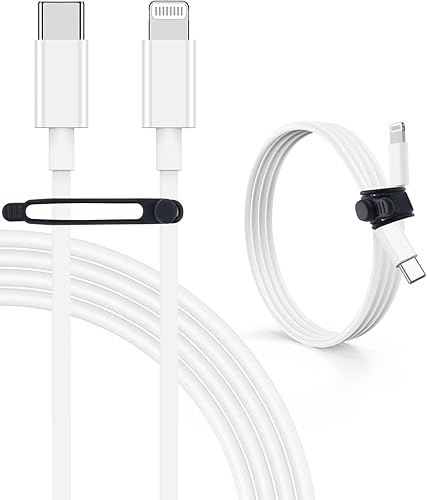 Cable USB C a Lightning de 3 pies para Apple iPhone, cable de carga rápida USB-C a Lightning, paquete de 2 cables USB C a Lightning, cable de carga