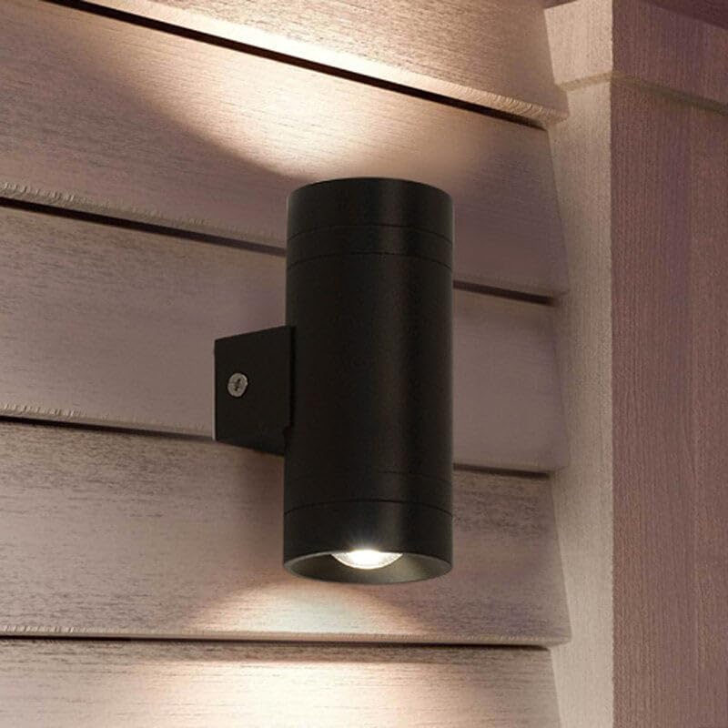 Image of Sirius LED 18 Watts Outdoor /Indoor Modern Cylindrical UP and Down Aluminium Wall Light for Garden /Patio /Bedroom, IP-65 Waterproof, Warm White (18w)
