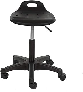 SZYW Taburete Giratorio con Respaldo, Taburete De Bar Regulable, Sillas De Bar De PU, con Ruedas, Silla De Comedor De Cocina para Hogar, 1 Pieza