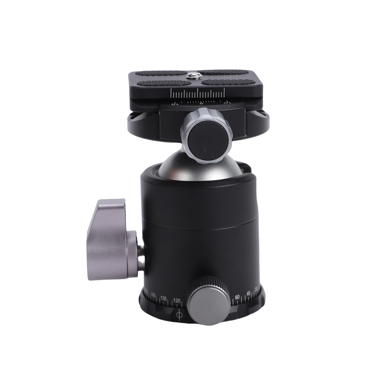 Akozon Głowica Kulowa Statywu Aparatu Metalowa Głowica Kulowa Panorama Płytka Zwalniająca 36 Mm Suwak Monopodu do Lustrzanki Cyfrowej