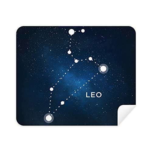 Chiffon de Nettoyage Lunettes Lunettes Constellation Lion en Suede Tissu Premium DIYthinker 2Pcs