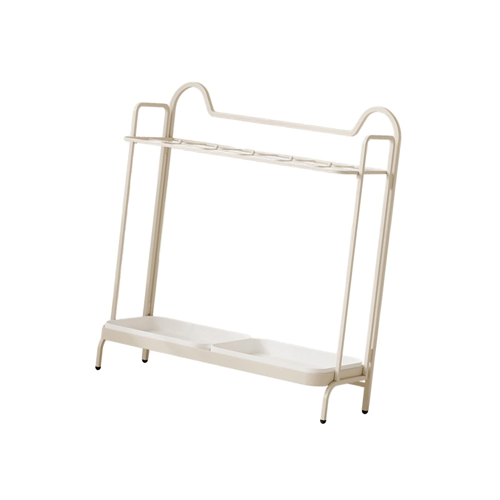 Porte-parapluie avec bac d'égouttement amovible pour stopper les sols mouillés