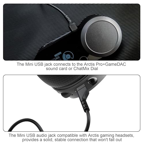 Cable USB para headset SteelSeries Arctis 5 1.5m miniatura 5
