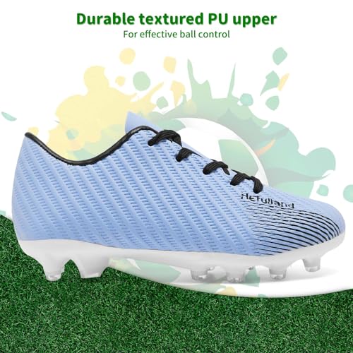 Boys Girls Soccer Cleats Youth Firm Groud Soccer Shoes Athletic Outdoor Training Football Cleats for Little/Big Kids3