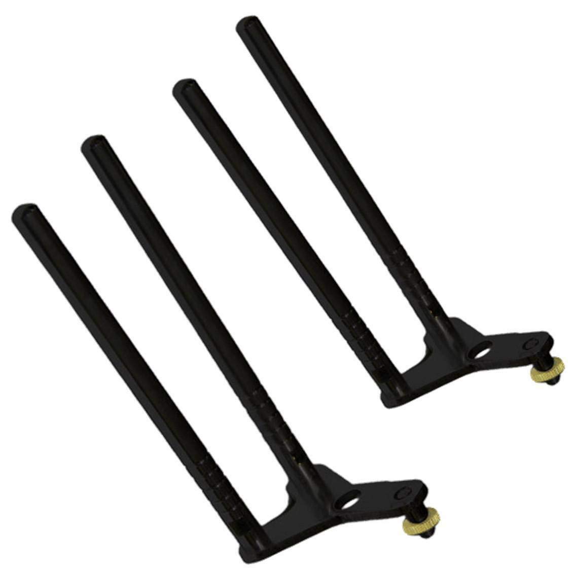 2 X Lidsters Black Snag Ear Bars for Bite Alarms Universal Carp Fishing Tackle