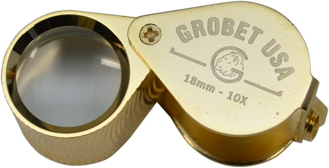 Diamond Cut Jewelers' Loupe Gold 10X