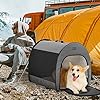 Petsfit-Portable-Dog-Crate-Arch-Design-Escape-Proof-Collapsible-Soft-Sided-Dog-Crate-Dog-Kennel-16-Lx19-Wx16-H Soft Sided Dog Crate
