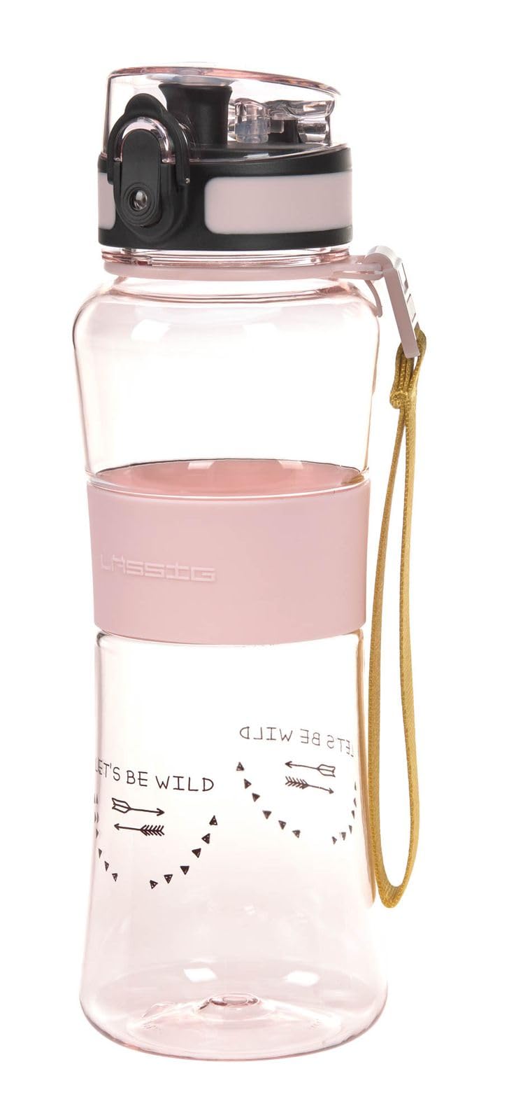 Lässig Adventure - Botella para niños, de tritán, antigoteo, ligera, sin BPA, 550 ml rosa rosa Talla:niños