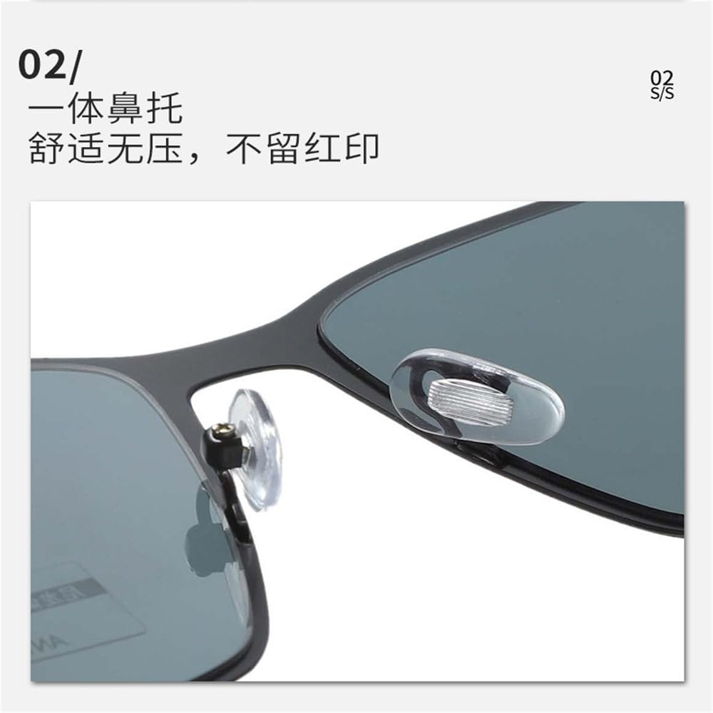 Lentes de sol polarizados de nailon de alta definición para hombre, para exteriores, viajes, protección contra rayos UV