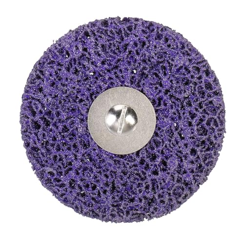 Angelkiss 5 Stück Scheibe Set, 100mm CBS Schleifscheibe Lila Grobreinigungsscheibe CBS Reinigungsscheibe für Winkelschleifer von Farbe, Rostschweißnähten, Oxidation Reinigen & Entfernen