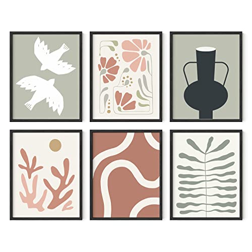 HAUS AND HUES Boho Picture Wall Decor – Mid Century