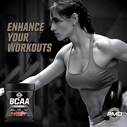 Pmd Sports Cg5 - Premium Creatine And L-Glutamine Powder (60 Servings) Sports Bcaa Charged Amino Acids For Enhanced Recovery – Cherry Limeade (30 Servings) #TOP7