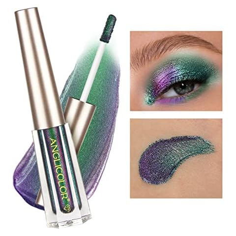 Anglicolor Flüssiger Lidschatten,Lang Anhaltender Liquid Glitter Eyeshadow Cover