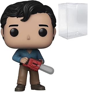 POP Evil Dead 40th Anniversary - Ash Funko Pop! Vinyl Figure (Bundled with Compatible Pop Box Protector Case), Multicolored, 3.75 inches