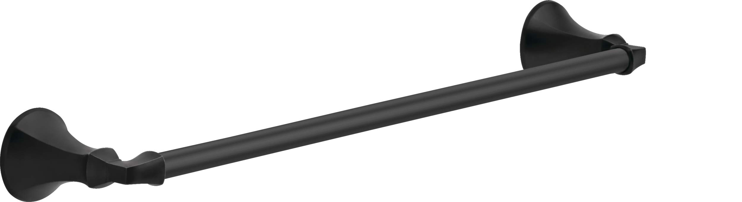 DELTA FAUCET 76418-BL Ashlyn Wall Mounted 18 in. Towel Bar in Matte Black