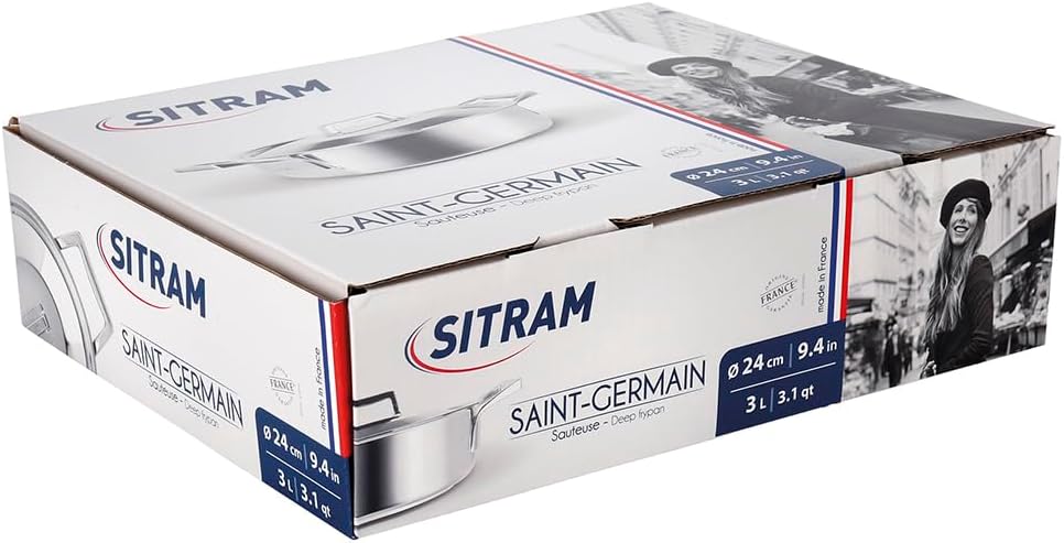 Sitram 711671 Dutch Oven, 18/10 Steel