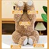 VETENSO Weighted Plush Dog Toy 18 Inch – Brown Weighted Stuffed Animal Dog for Stress Relief & Sensory Support – Ultra-Soft Plush, Durable Design, Suitable for Kids & Adults – Cozy Comfort Companion #3