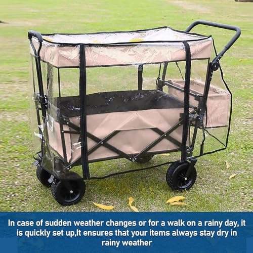 Accessoires pour chariot à bras avec cette bâche de protection de pluie