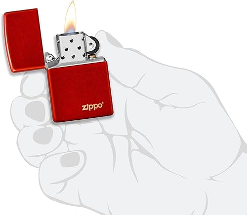 Vista 100 de Zippo Encendedor - Mensaje personalizado grabado en la parte trasera naranja mate personalizado con logotipo a prueba de viento encendedor #231ZL