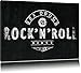 Produktbild Pixxprint Sex Drugs RocknRoll Black, Größe: 120x80cm, Leinwandbild, fertig gespannt, Wandbild, Dekoration, Kunstdruck, kein Poster