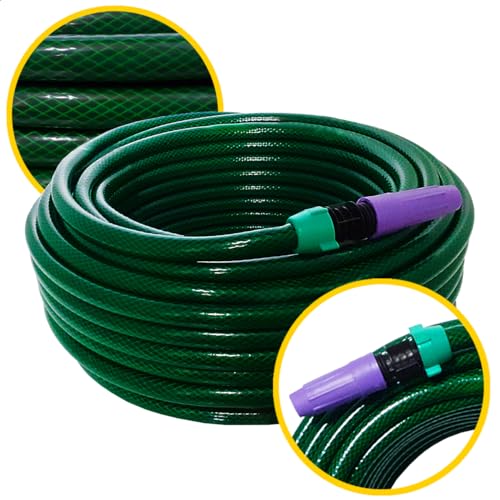 Mangueira Jardim Trançada Poliflex Resistente e Flexível 20m
