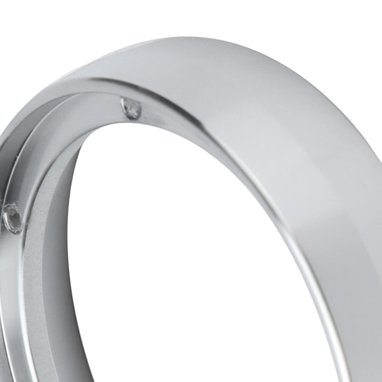 Anillos de café en polvo Diseño magnético Boca ancha Evita que el polvo vuele Fácil de limpiar Anillos de dosificación inteligentes para cafetería Uso doméstico Acero inoxidable