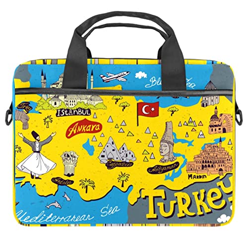 Sacoche ordinateur portable 13 pouces pour protéger son PC des chocs avec style imprimé Turquie