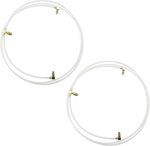 Par (2) Líneas y accesorios de manguera de fluido hidráulico convertible Power Top Mangueras de plástico compatibles con F-ord Mustang, Mercury