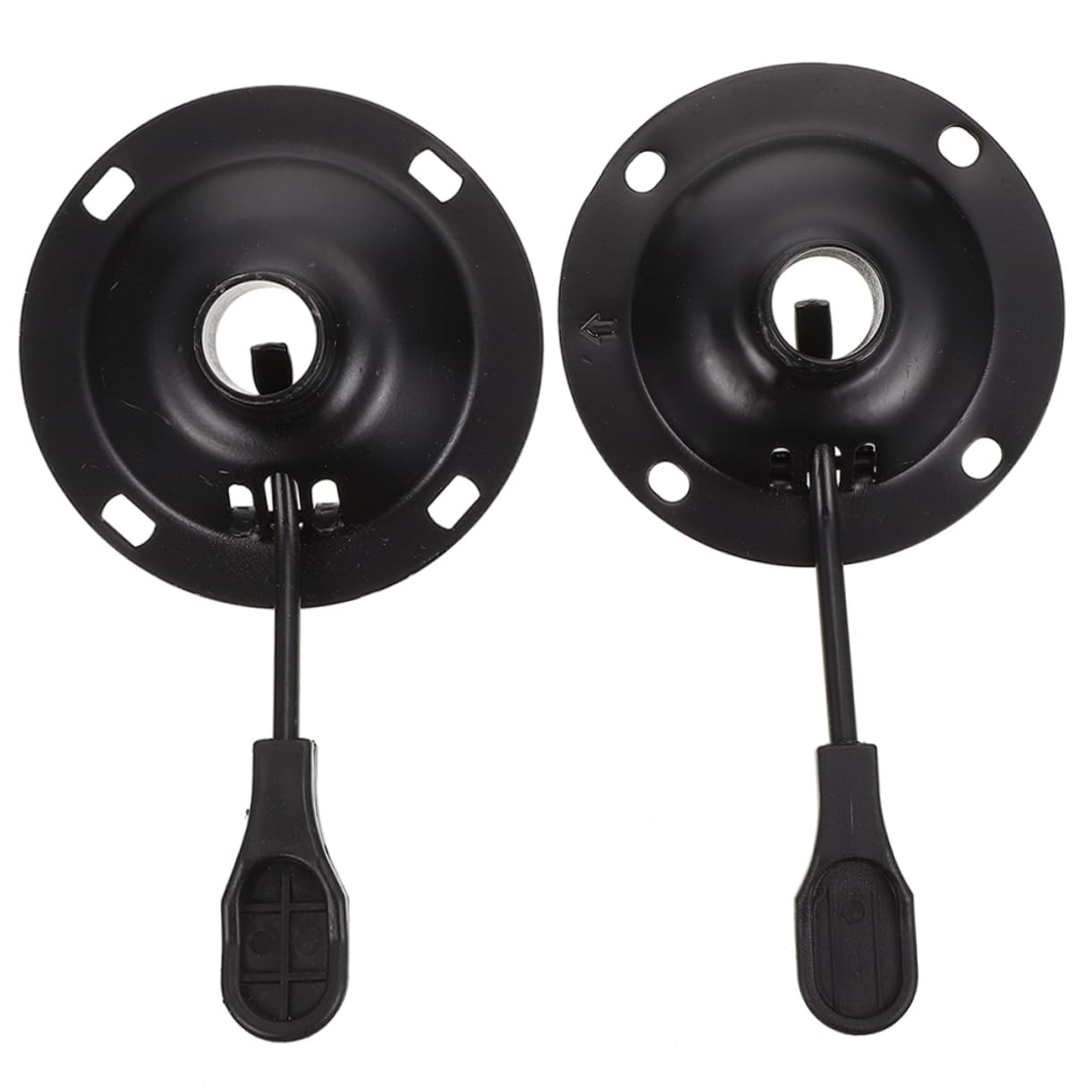 Pied pivotant en fer pour chaise de bureau noir - Accessoire de rechange mécanisme d'inclinaison