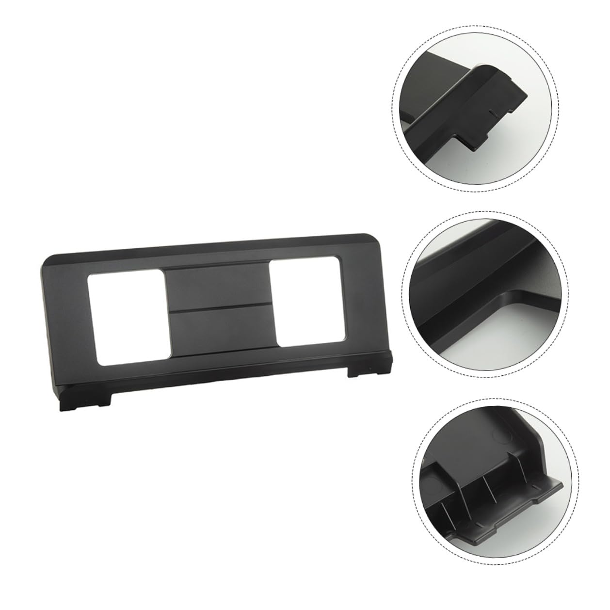 SOIMISS Supporto Per Spartiti Musicali Per Tastiera in Abs Nero Resistente, Portatile e Leggero, Leggio Robusto e Pratico Per Pianoforte Elettronico, Per Studio e Performance Musicale