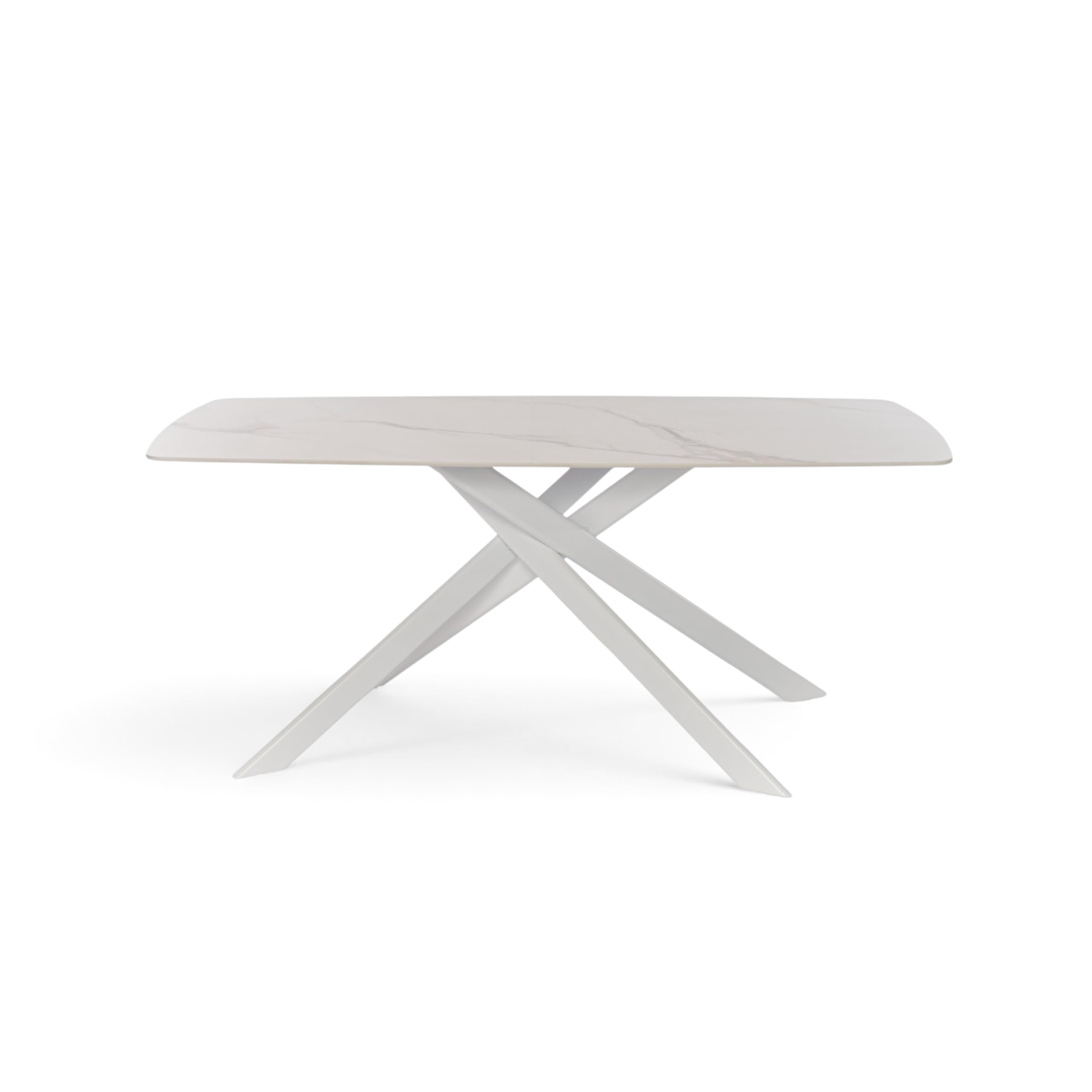KONTE.DESIGN Tavolo SAINT FLORENT, Ceramica Calacatta Oro, 180x90x76