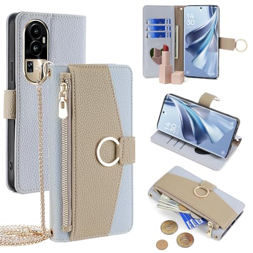 For OPPO Reno 10 Pro 5G �P�[�X �蒠�^ �V�����_�[ For �I�b�|���m 10 �v�� ���z�^ �J�o�[ ���|�� �΂߂��� ���ϋ��t�� ���� ������� �����O�X�g���b�v �W�b�p�[���K���� �J�[�h���[ ���u�� �㎿�Ȏ�G�� �ω���C�� ����