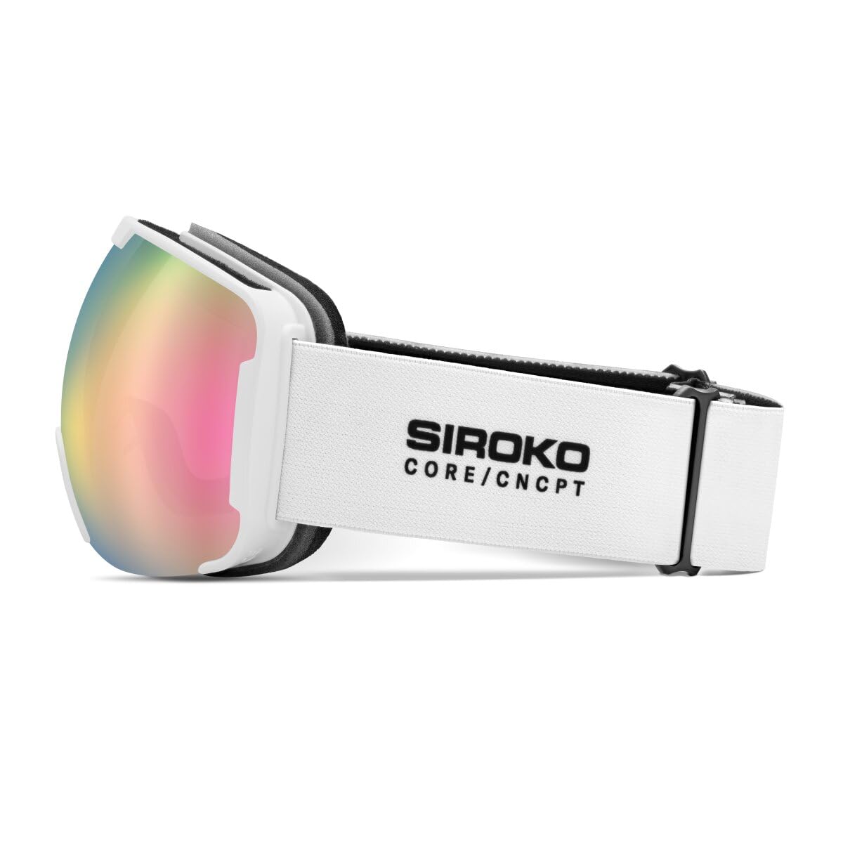 SIROKO Gafas de sol para esquí y snowboard esquí y nieve G-CORE Willow Blanco