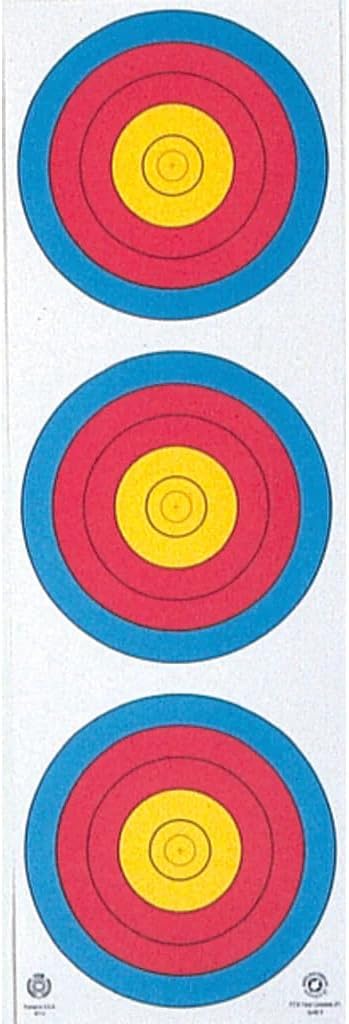 Maple Leaf NAA Official 3-Spot Color Target Vertical 25/pk.