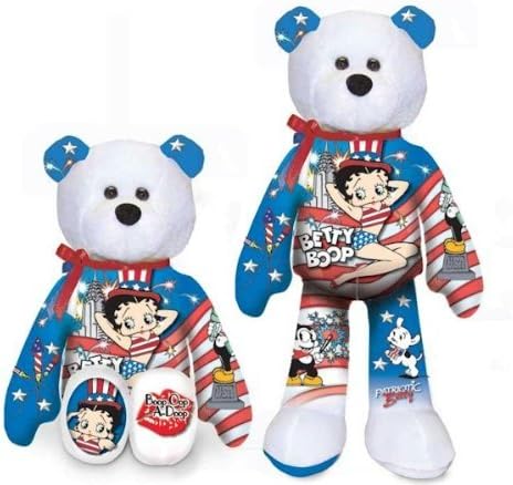 Betty Boop Bear-Patriotic Betty