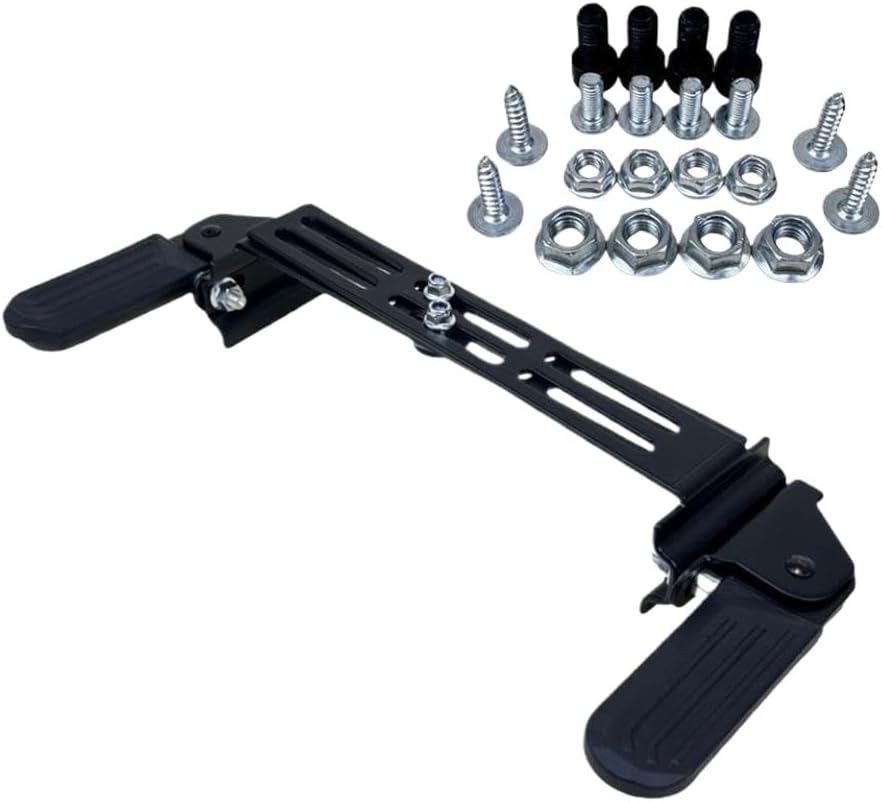 Folding Bike Foot Peg Bracket Compatible with Mountain Bikes and Small-Displacement Motorbikes