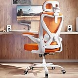Silla ergonómica de oficina, silla de computadora de malla con soporte lumbar ajustable, sillas de juegos de computadora...