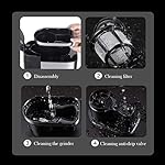 QJRGUY Drip Maker, Grind and Brew with Built-In Burr WIFI Automatic American Machine Coffee Grinder - Image 6