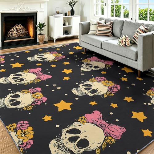 Alfombra pequeña de 60x90 cm gótica lavable para interior y pasillo 3